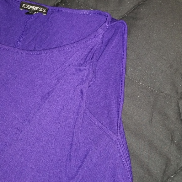 💜 New Express Cold Shoulder Tops Blouses - Picture 3 of 7